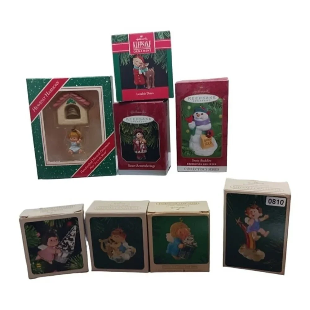 Hallmark christmas ornaments lot of 8